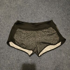 Nike Gray Cheetah Running Shorts
